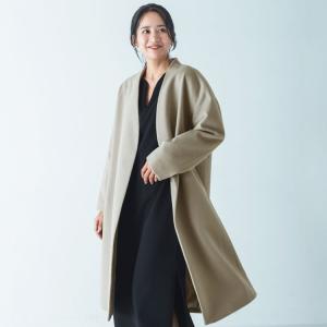 sankyo shokai（三京商会） カシミヤ ブレンド ウール ロング コート