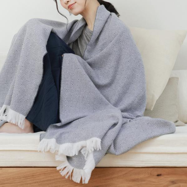 [MAX10%off]ブランケット カシミヤ100% 230×136cm 大判 薄手 スローケット ...