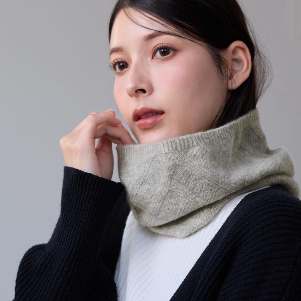 スヌード レディース カシミヤ 100% カシミヤスヌード ニットスヌード カシミヤニット 防寒 軽...