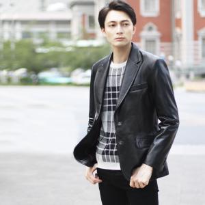 ミエルアヴァンギャルド テーラードジャケット レザー メンズ SIZE M