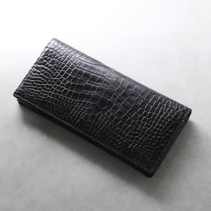 財布 レディース 40代 長財布 大容量 開運 クロコダイル ヘンローン社