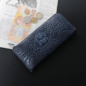 sankyo shokai（三京商会） クロコダイル メンズ 長財布 マット加工