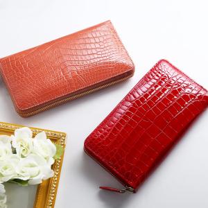 sankyo shokai（三京商会） アリゲーター 長財布 マット加工 センター