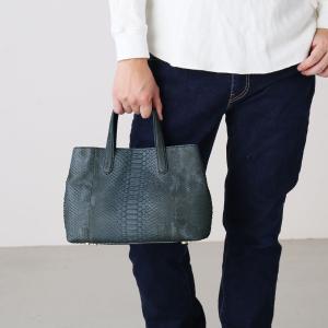 sankyo shokai（三京商会） パイソン ＆ 牛革 トートバッグ 日本製