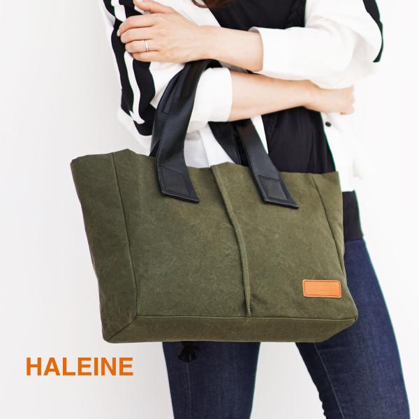 トートバッグ 無地 生地 ブランド レディース 横型 布 おしゃれ アーミーダック HALEINE ...