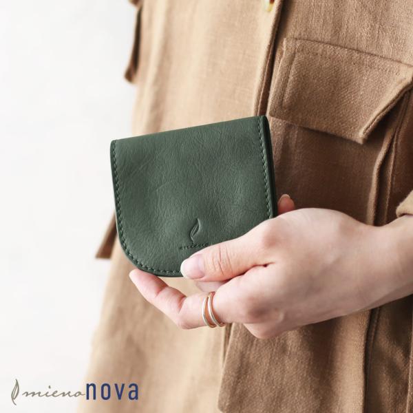 [10%offクーポン]小銭入れ レディース 革 コインケース mieno nova 本革［ネコポス...