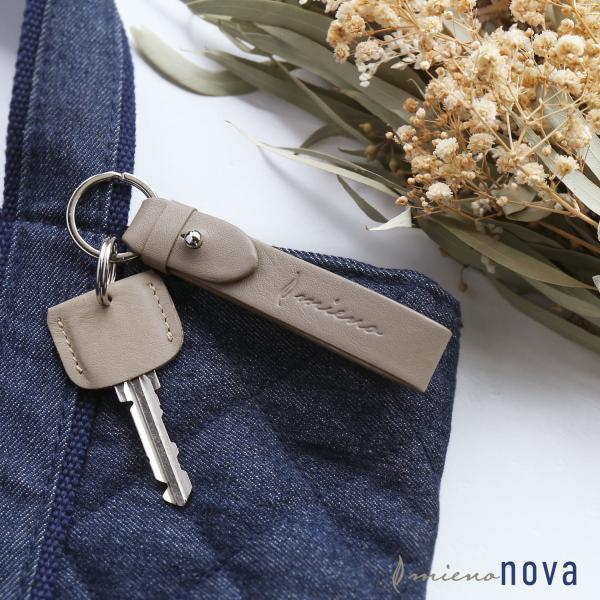 [10%offクーポン]キーホルダー 革 レディース 本革 キーカバー mieno nova［ネコポ...
