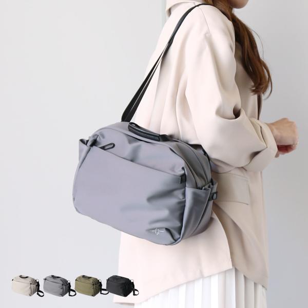 ショルダーバッグ ストレッチ ナイロン 軽量 2WAY レディース 大人 女性 カジュアル ショルダ...