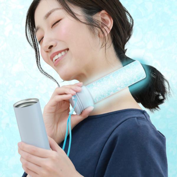 氷のう 氷嚢 魔法瓶 スティック型 ストラップ付き 持ち運び ［名入れ 可能］ 熱中症対策 おしゃれ...