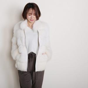 sankyo shokai（三京商会） ファーコート レディース チキャン ラム