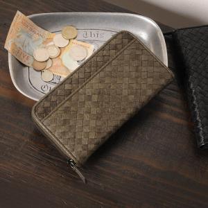 シーパイソン メッシュデザイン ラウンド ギャルソン 長財布 メンズ (7445-mens-1)