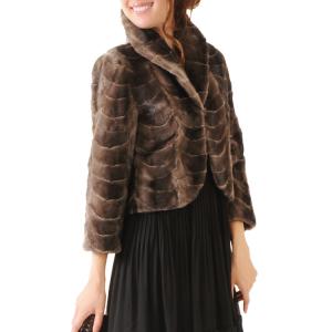 三越ブランド　本毛皮　サファイヤミンク　M　ハーフコート 2025年最新】ミンク ファー 三越の人気アイテム - メルカリ