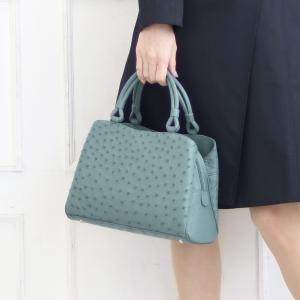 オーストリッチ フルポイント ハンドバッグ レディース 本革 バッグ 軽量 全12色ladies プレゼント バッグ(No.9717) 【爆買!!】