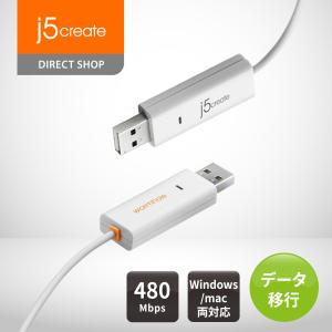 リンクケーブル USB2.0 SWITHC PC間データ相互移動 1.8m