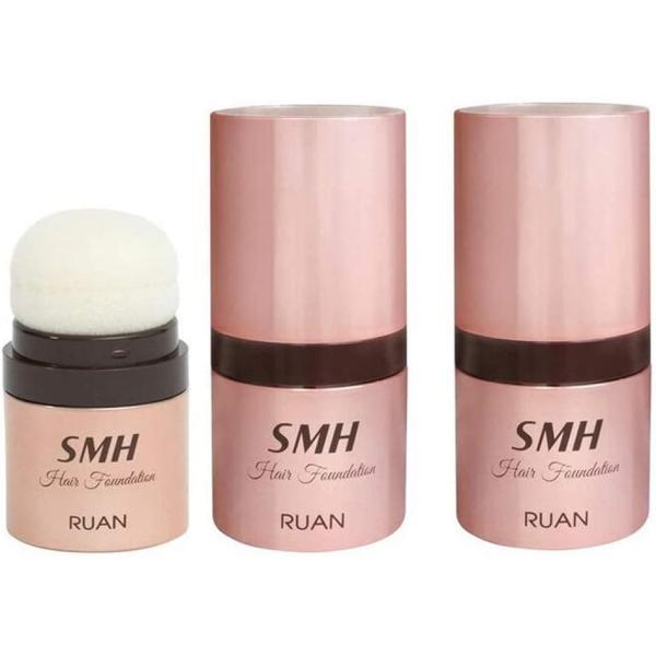 SMH ヘアファンデーション 12g No.2 ダークブラウン 2個セット 香料フリー ヘアケア 薄...