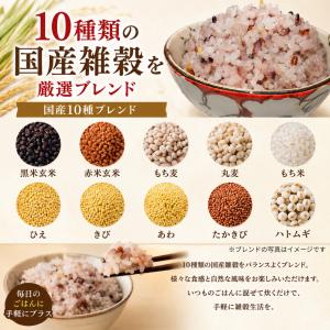 10種 パワー雑穀 穀福米 国産 260g 黒...の詳細画像3