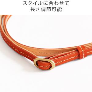 ネックストラップ メンズ レディース 本革 栃...の詳細画像5