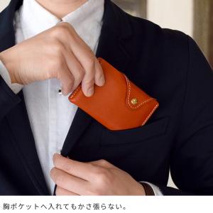 名刺入れ 名刺ケース 25枚 収納 本革 栃木...の詳細画像3