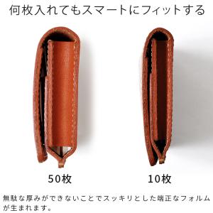 名刺入れ 名刺ケース 50枚 収納 本革 栃木...の詳細画像4