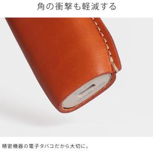 iQOS ケース 本革 栃木レザー イルマiワ...の詳細画像3