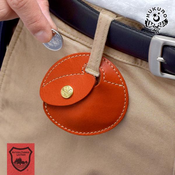 コインホルダー ポケットに入れない コインケース メンズ 本革 栃木レザー 財布 小銭 コンパクト ...