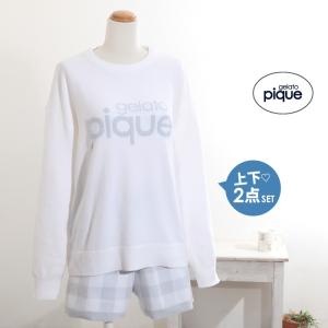 ジェラートピケ gelato pique ジェラピケ レディース 上下セット セットアップ パンツ 長袖 ルームウェア パジャマ PWNT241093/room