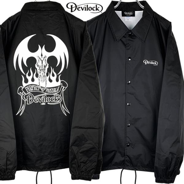DEVILOCK デビロック「FIRE TATTOO COACH JACKET」コーチジャケット ジ...