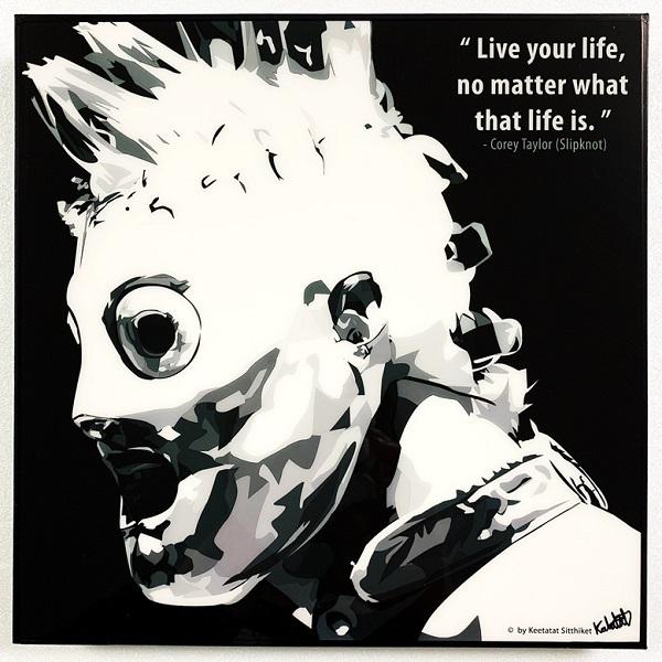 Slipknot スリップノット COREY TAYLOR コリィ テイラー「ポップアートパネル K...