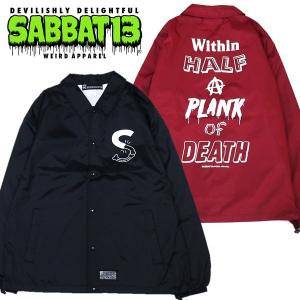 SABBAT13 サバトサーティーン スカジャン L SABBAT13 / サバトサーティーン / サバト13「SABBAT COACH JKT」コーチ