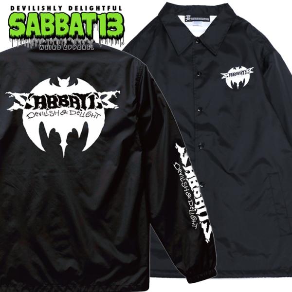 SABBAT13 サバトサーティーン サバト13「VAMP BAT COACH JKT」コーチジャケ...