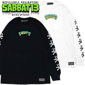 SABBAT13 サバトサーティーン DEVIL DANCE LS Tシャツ WHITE
