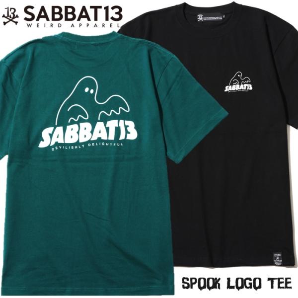 SABBAT13 サバトサーティーン サバト13「SPOOK LOGO T」半袖Ｔシャツ オーバーサ...