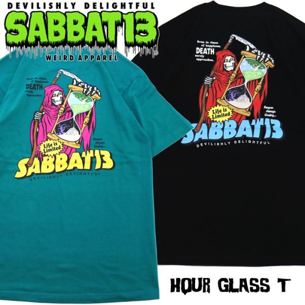 SABBAT13 サバトサーティーン サバト13「HOUR GLASS T」半袖Ｔシャツ オーバーサ...