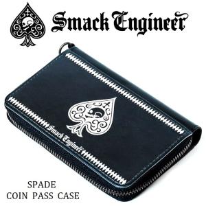 SMACK ENGINEER スマックエンジニア「SPADE COIN PASS CASE」ミニ財布...