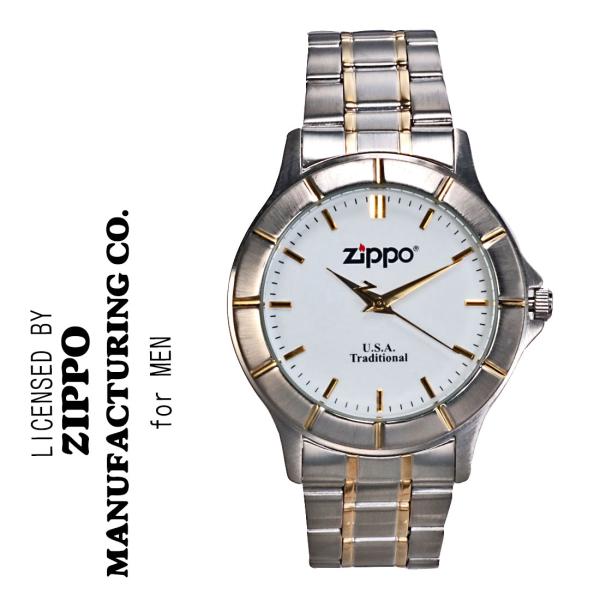 クリスマス　激レア 腕時計メンズ  ZIPPO社公式ライセンス  ZIPPOロゴ入り アナログ ステ...