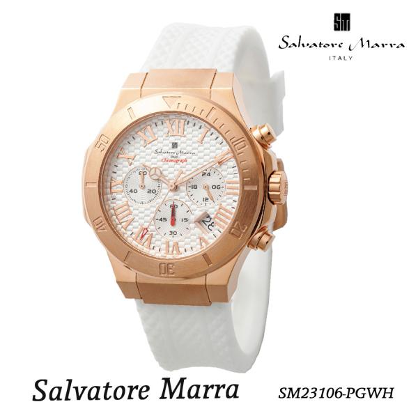 メンズ腕時計 Salvatore Marra サルバトーレマーラ  クロノグラフ ラバーベルト SM...
