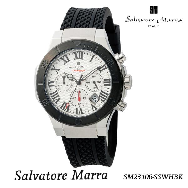 メンズ 腕時計 Salvatore Marra サルバトーレマーラ  クロノグラフ  ラバーベルト ...