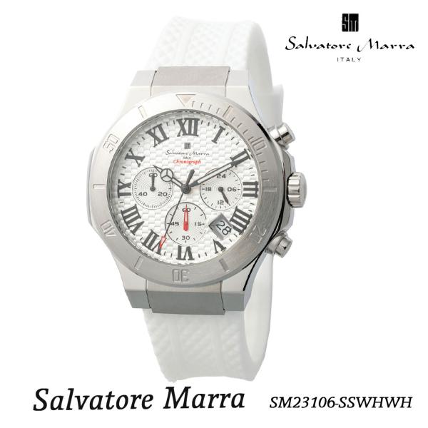 メンズ 腕時計 Salvatore Marra  サルバトーレマーラ  クロノグラフ  ラバーベルト...