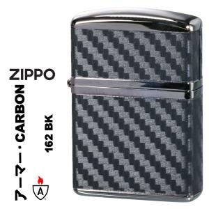 zippo アーマー　カーボンシリーズ　黒ニッケル　エッチング　162BK-CARBON　4面カーボンシート貼り メンズ　レディース　ギフト　送料無料（ネコポス対応）｜jackal