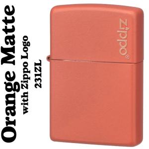 父の日：ZIPPO オレンジマットジッポ・レギュラー#231ZL  zippo ライタ− ジッポ− 送料無料 （ネコポス対応）｜jackal