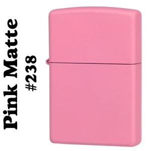 zippo(ジッポーライター)Pink Matte ピンクカラーマットジッポー #238  送料無料（ネコポス対応）｜jackal