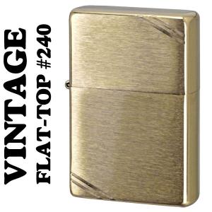 ZIPPOライター 1937 フラットトップビンテージ・ブラッシュブラス