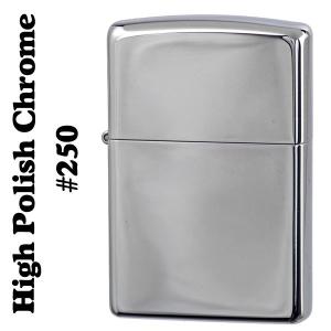 zippo ジッポ ライター 無地クロームミラー仕上げジッポ250