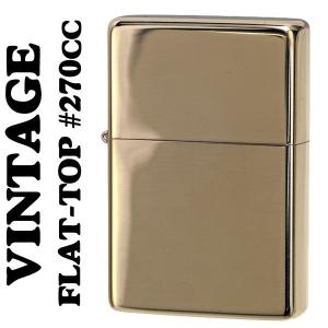 zippo  フラットトップビンテージ  ハイポリッシュブラス 1937 #270CC
