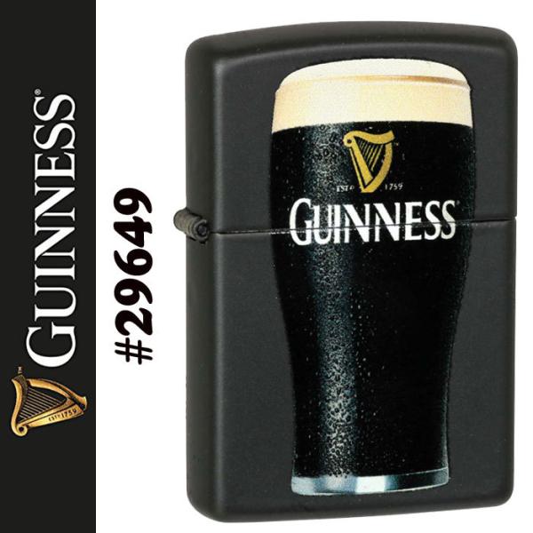 zippo(ジッポーライター) ギネスビール GUINNESS BEER ブラックマット #2964...