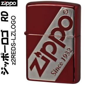 zippo(ジッポーライター)ジッポロゴデザイン レッド　2REDS-LZLOGO 送料無料 （ネコポス対応）｜jackal