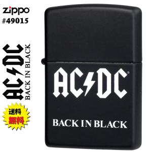 (メーカー無くなり次第終了予定) zippo(ジッポーライター)AC/DCブラックマット2019アーティストコレクション＃49015　送料無料（ネコポス対応）｜jackal