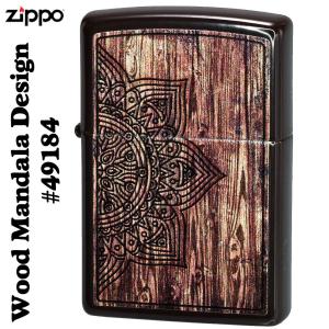 (メーカー無くなり次第終了予定) zippo(ジッポーライター)Wood Mandala Design(曼荼羅) ＃49184　（ネコポス対応）｜jackal