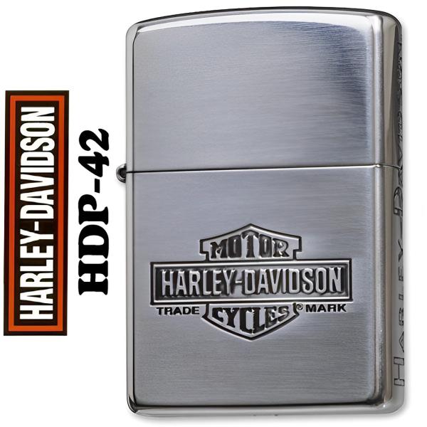 zippo(ジッポー)Harley-Davidson　ハーレーダビットソン　シルバーイブシ　HDP-...