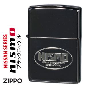 zippo(ジッポーライター)NISUMO　旧ロゴ　日産シリーズ　ブラックニッケル　NISSAN　BK　エッチング　かっこいい メンズ　ギフト  送料無料（ネコポス対応）｜jackal